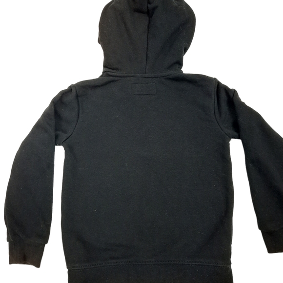 Jordan Retro Hoodie Sweatshirt Black & Neon Streetwear Size 4T Toddler Unisex - Picture 2 of 5